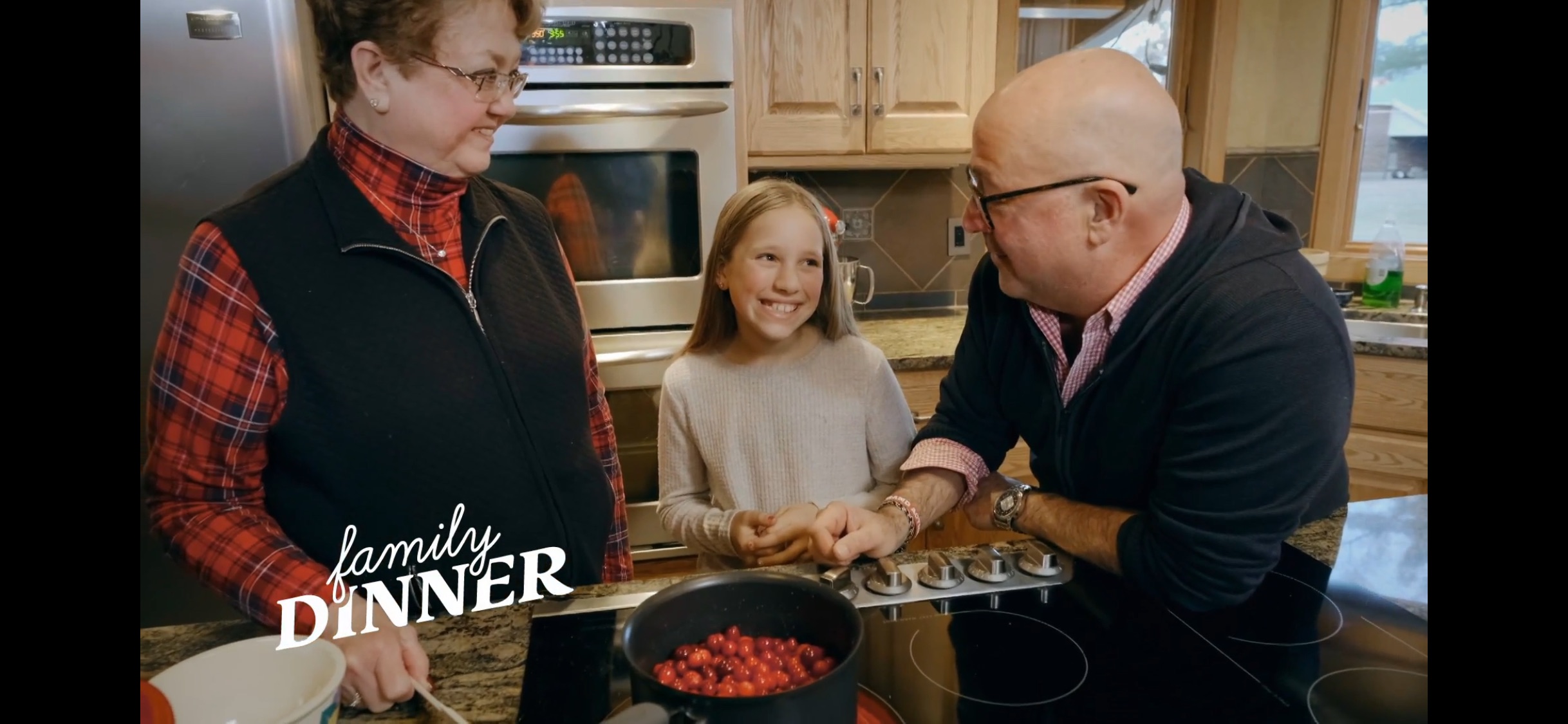 Biegel family hosts Andrew Zimmern on Magnolia Network's "Family Dinner"